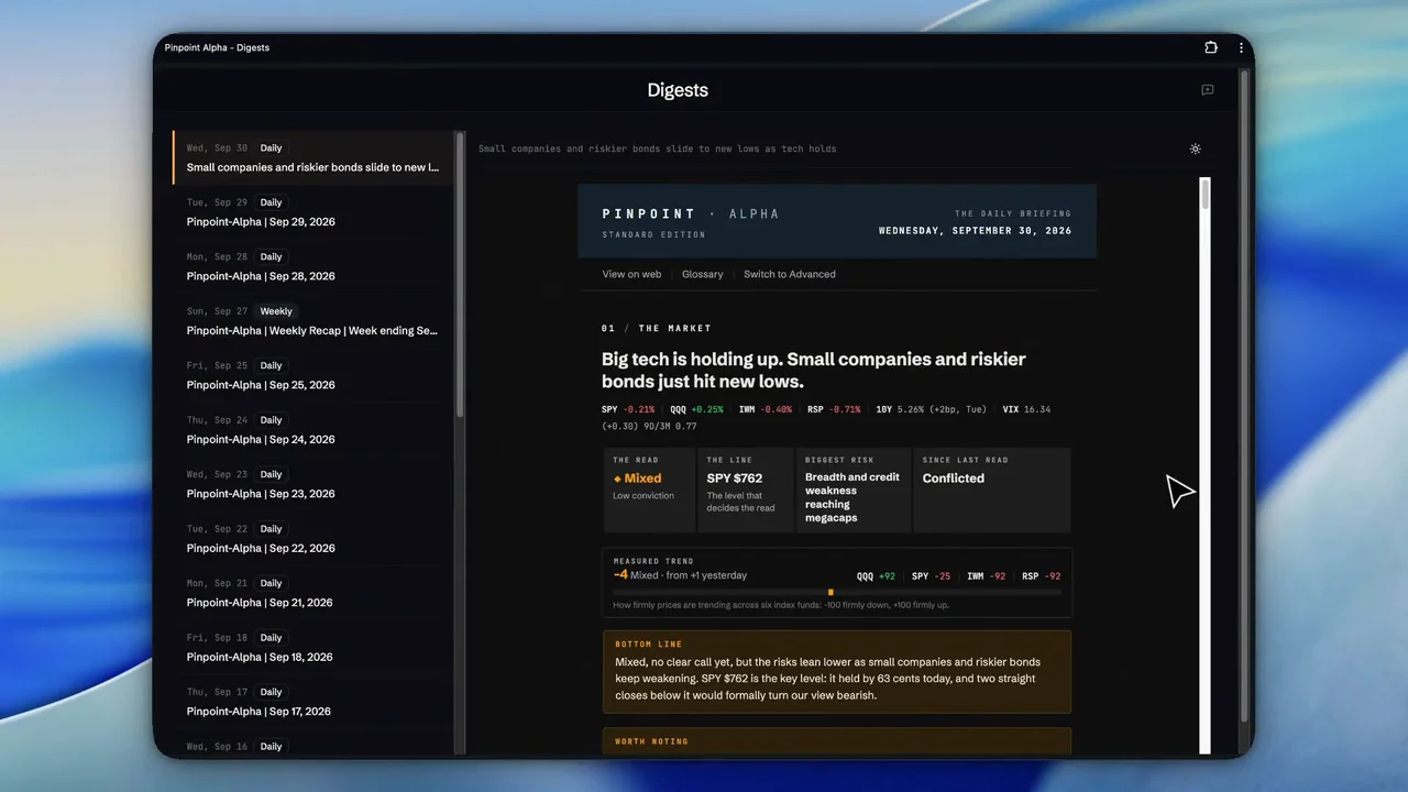 Daily Digest product preview